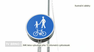 JMK letos vybuduje přes 15 km cyklostezek